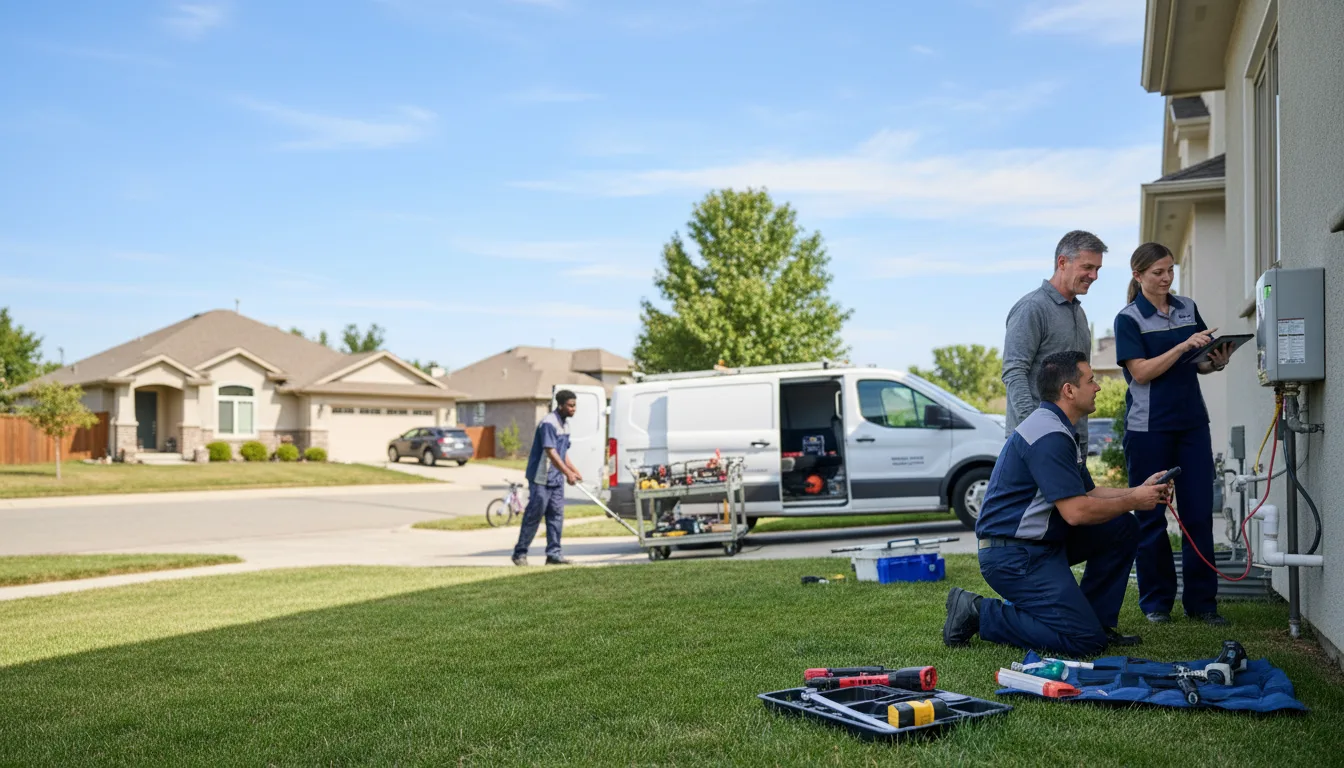 Tankless water heater service in Prairie Lea, TX